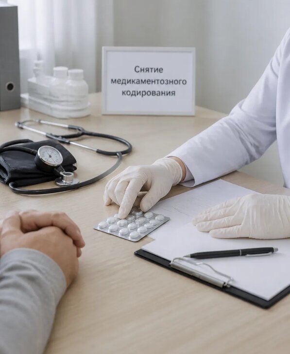 Снятие медикаментозного кодирования в Каменке от 5058 р. | Медзона