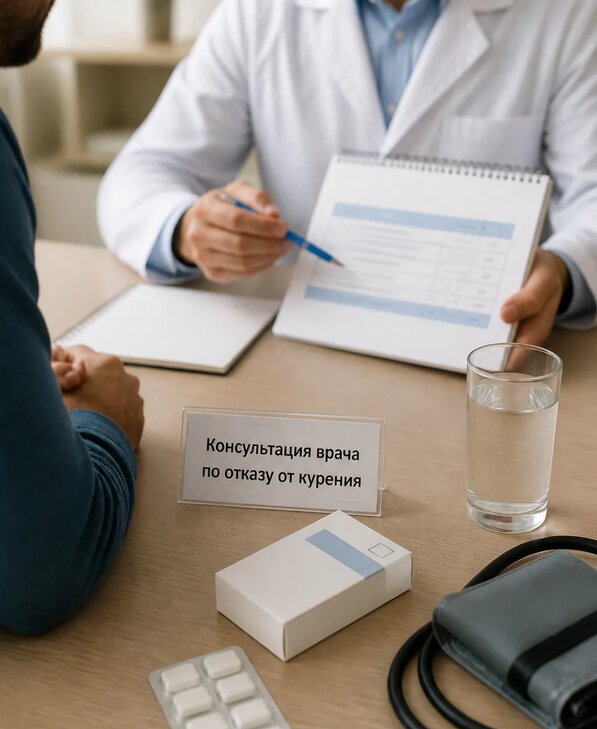 Консультация врача по отказу от курения для взрослых в Каменке